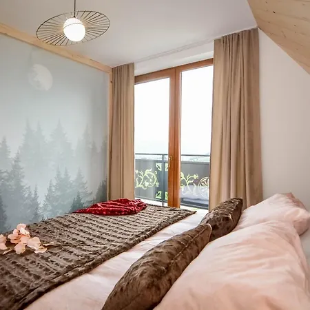 Widokowelove Z Widokiem Na Panorame Tatr - Mountain View Шале Гличарув